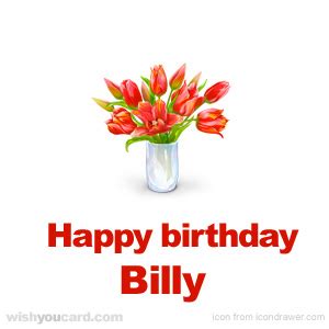 Happy Birthday Billy Free e-Cards