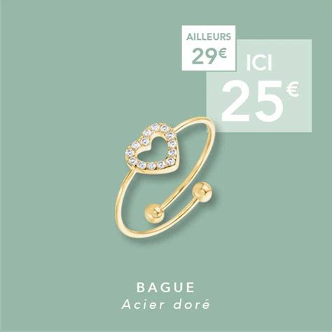 Promo Bague chez Trésor Bijoux iCatalogue fr