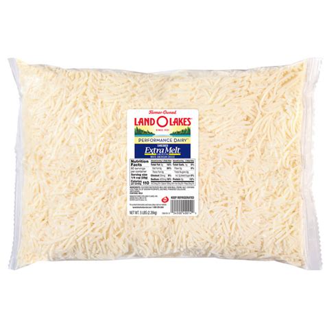 Land O Lakes® Extra Melt® Shredded American Cheese White Land O