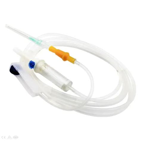 Disposable Medical Ordinary Iv Infusion Set With Needle Filter Luer