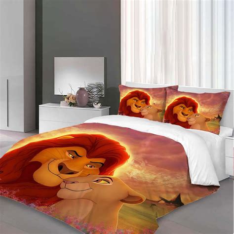 Ensemble Housse De Couette Le Roi Lion Simba Et Nala Vendu Par Defunct