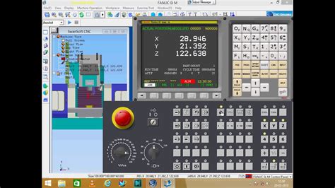 Machine Process Video Of Fanuc Oim Swansoft Cnc Youtube