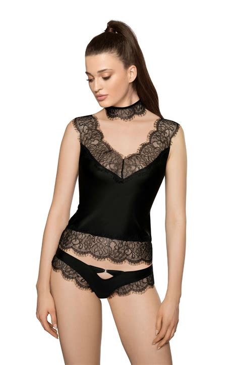 Lovely Lace Black Top Briefs Set Buy Lingerie Online Amarielle