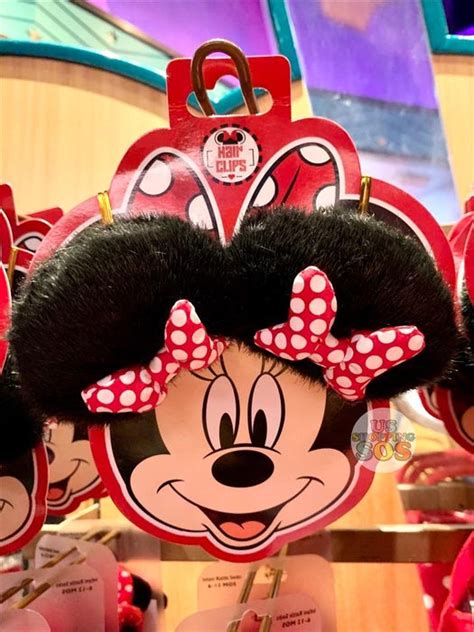 Minnie Mouse Ears Hair Clip Minnie Mouse Ear Clips Mickey Ears