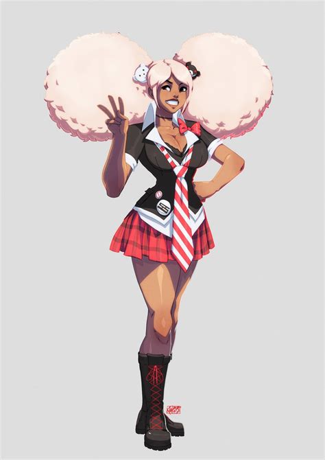 Enoshima Junko Danganronpa And More Drawn By Tovio Rogers Danbooru