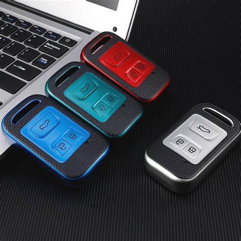 Leather Tpu Car Smart Key Case Cover Bag Shell Holder Keychain For