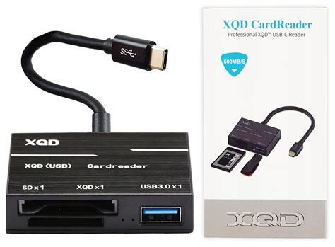 Czytnik kart pamięci XQD SD SDHC SDXC PC USB C 3.0 - VORTEX | Sklep ...