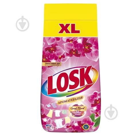 ᐉ Порошок для машинной и ручной стирки Losk АО Эфирные масла и аромат ...