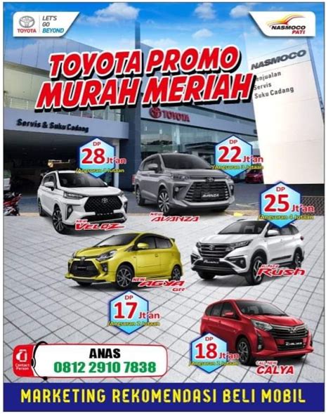 Toyota Promo Murah Meriah Mobil Pedia