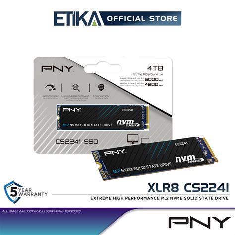 PNY CS2241 Extreme High Performance M 2 2280 PCIE NVMe Gen4 X4 Solid