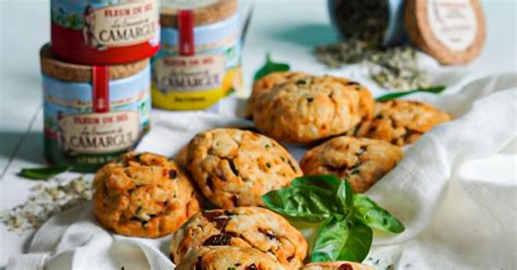 Minis Cookies Sal S Au Comt Tomates S Ch Es Et Fleur De Sel