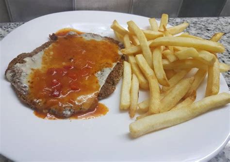 Milanesa Napolitana De Soja Y Lentejas Receta De Karen Zubiaurre Cookpad