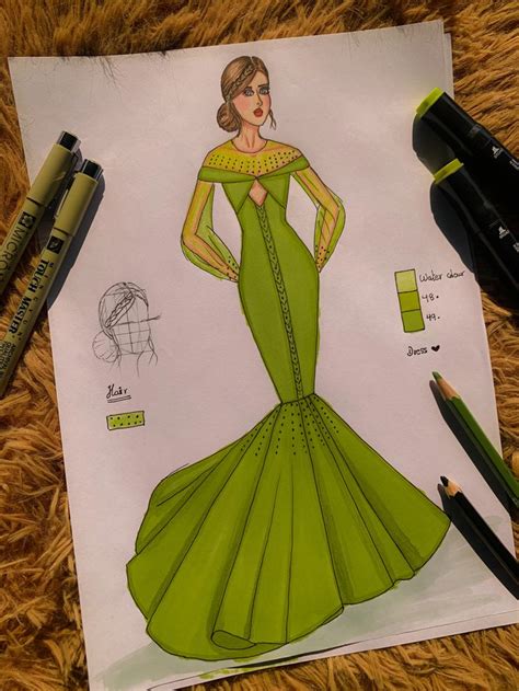 Pin By Suna On Stylisme Fashion Illustration Sketches Dresses