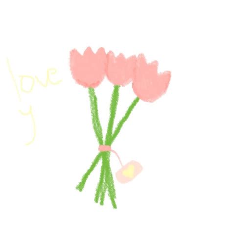 Pin By Everythingoes On Note It Archive ‹3 Cute Flower Drawing Tulip Drawing Flower Drawing