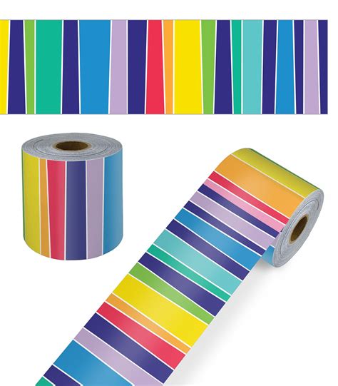 Buy Carson Dellosa Education 65 Feet Rainbow Bulletin Board Borders