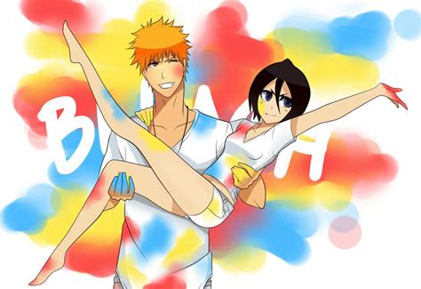 Love Your Color Ichigo And Rukia Anime Anime Romance