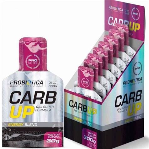 Carb up Gel Super Açai Guarana Display C 10 PROBIOTICA Produtos