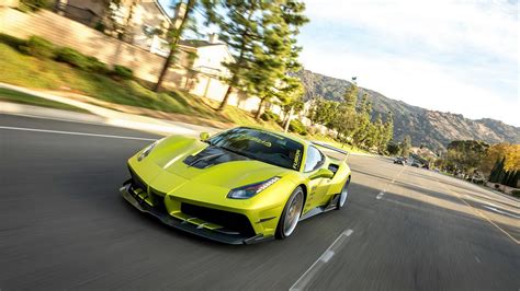 Satin Lime Green Ferrari 488 GTB | Supercar Report