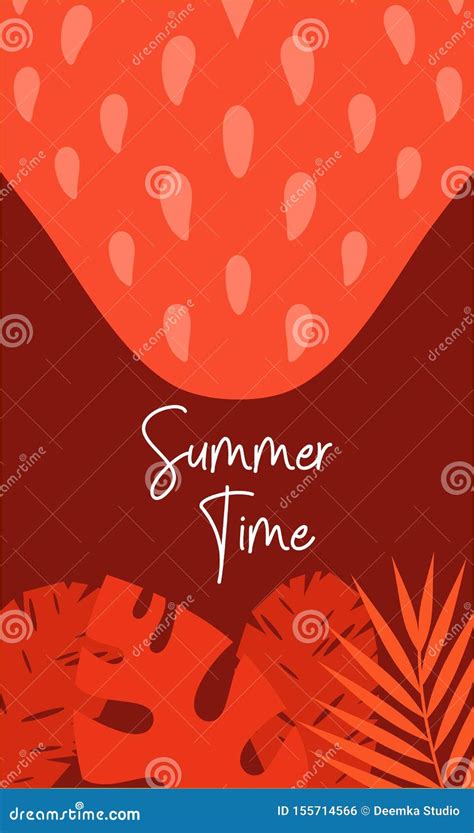 Hello De Zomeraffiche En Achtergrondembleemmalplaatje Stock Illustratie Illustration Of