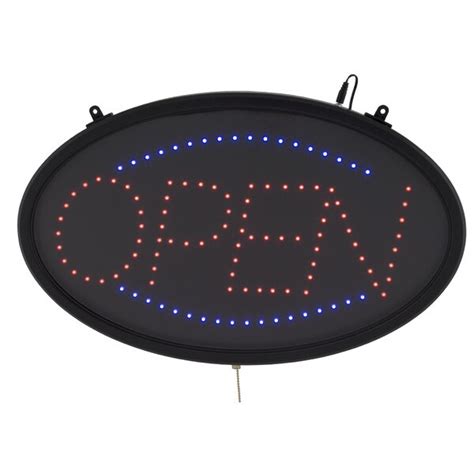 Winco LED-10 LED Open Sign with 3 Flashing Patterns