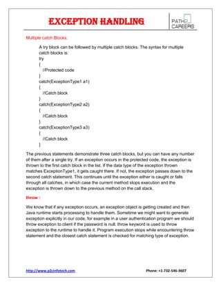 Java Exception Handling Pdf