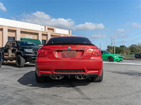 BMW E92 E93 M3 Arkym Style Carbon Fiber Rear Diffuser 2008 2013