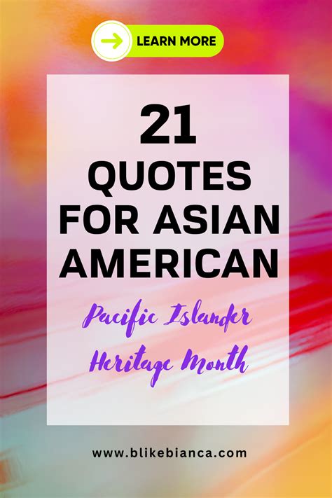 21 quotes for asian american pacific islander heritage month – Artofit