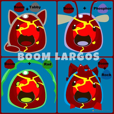 Slime Rancher LARGOS - Boom Types by FullMetalDustJacket on DeviantArt