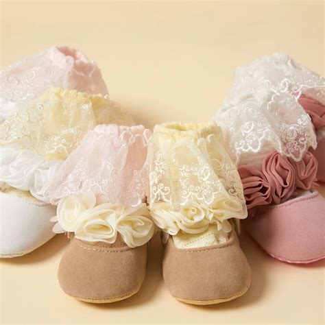 Baby Girl Lace Ruffle Socks Only $3.59 PatPat US