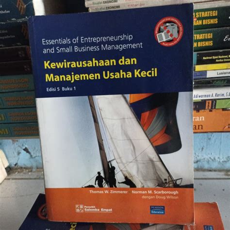 Jual Buku Kewirausahaan Dan Manajemen Usaha Kecil Buku 1 Edisi 5 Zimmerer Shopee Indonesia