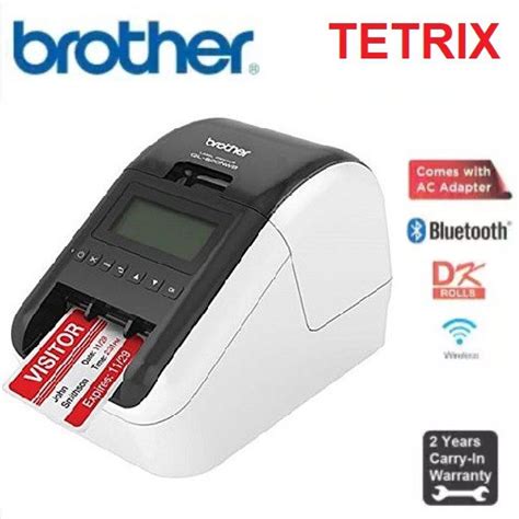 Brother Ql 820nwb Thermal Barcode Label Printer Labeling Machine