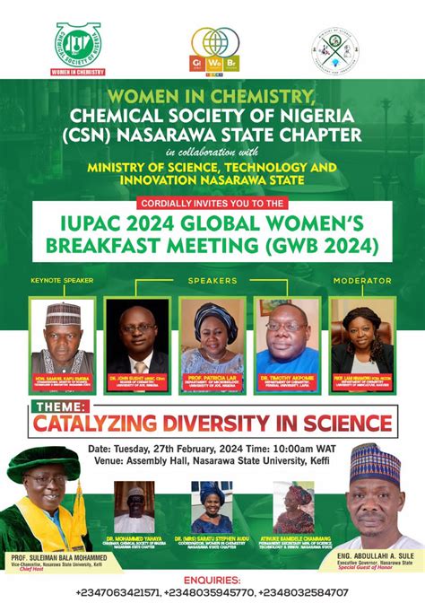 Global Women Breakfast Symposium Iupac International Union Of Pure