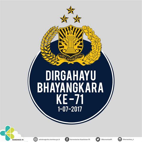 Detail Download Logo Hut Bhayangkara Ke 71 Vector Koleksi Nomer 13