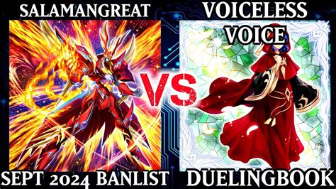 Salamangreat Vs Voiceless Voice High Rated Dueling Book Youtube