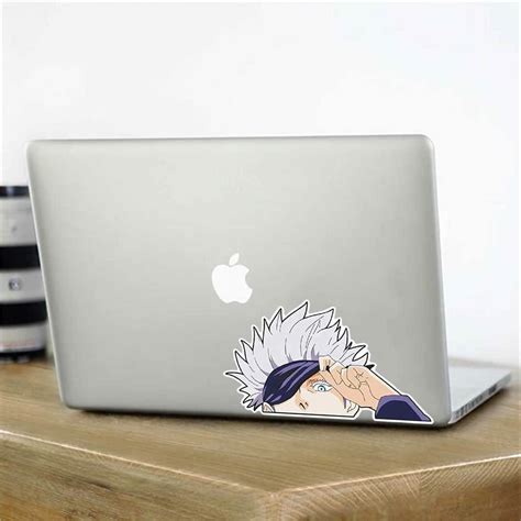 Jujutsu Kaisen Gojo Satoru Car Peeker Stickers X Vinyl Anime