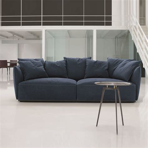 Modern Italian Furniture 3 Seaters Small Cream Sofa