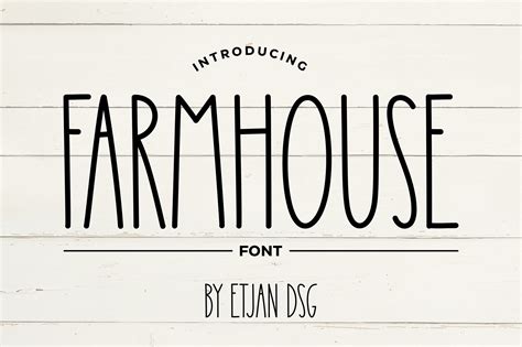 Download Farmhouse Font For Free Font Studio