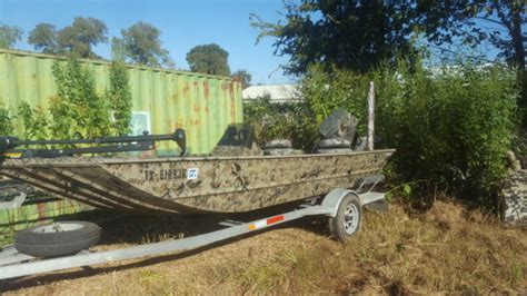 2002 16 Ft Express Camo Duck Boat 40 Hp Yamaha For Sale In Montgomery