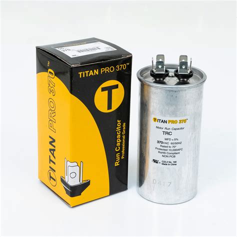 Titan Pro Run Capacitor Mfd Volt Round Packard Online