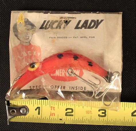 Lot 5 Packaged And New Lucky Lady Fishing Lures