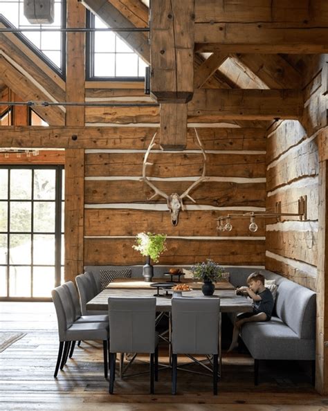 22 Modern Log Cabin Ideas for a Chic Outdoorsy Interior