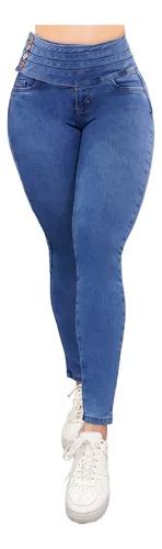 Jeans Dama Pantalones Mujer Colombiano Levanta Pompa