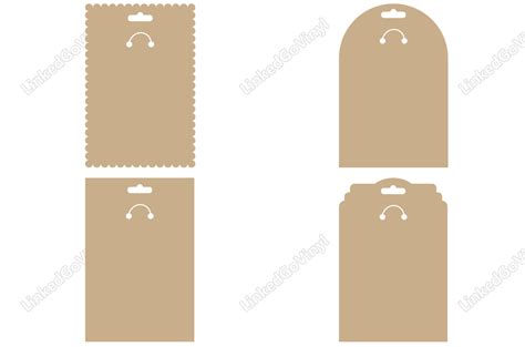 Keychain Card SVG Key Fob Display Card Keyring Card Template