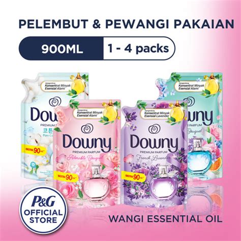 Jual Downy Pelembut Pakaian Wangi Essential Oil Ml Isi Packs