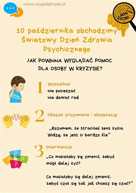 Wiatowy Dzie Zdrowia Psychicznego Szko A Podstawowa Nr W Krakowie