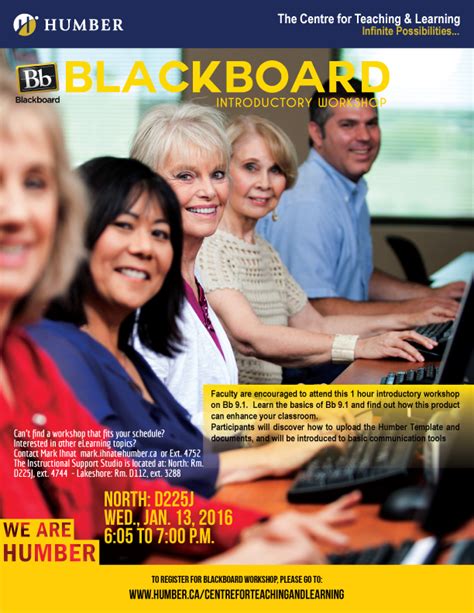 The CTL presents Blackboard Introductory Workshop Humber Communiqué