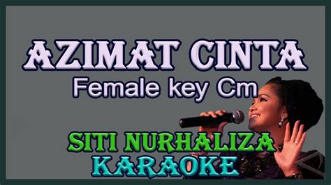 Azimat Cinta Karaoke Siti Nurhaliza Nada Rendah Wanita Cewek Low