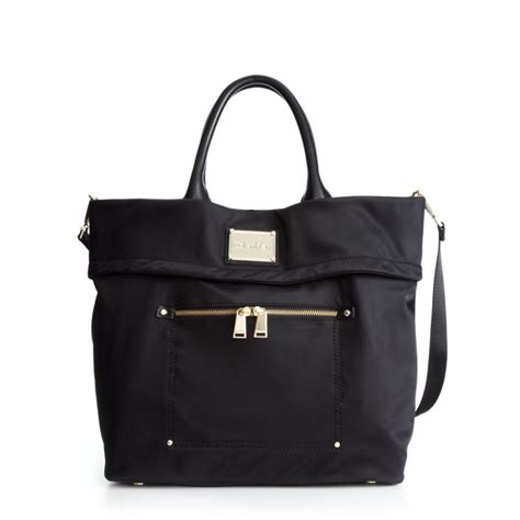 Calvin Klein Nylon Tote In Black Lyst