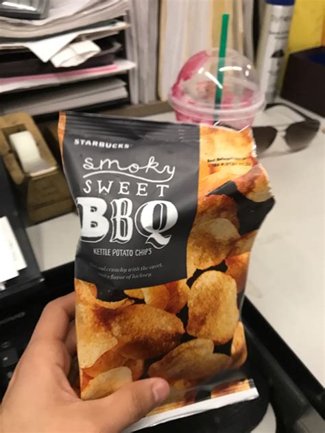 Starbucks Smoky Sweet Barbecue Kettle Potato Chips Calories Nutrition