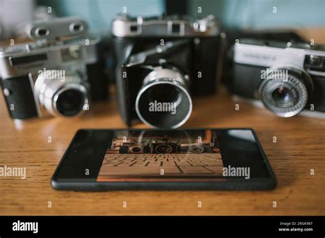 Old camera vs new cameras hi-res stock photography and images - Alamy